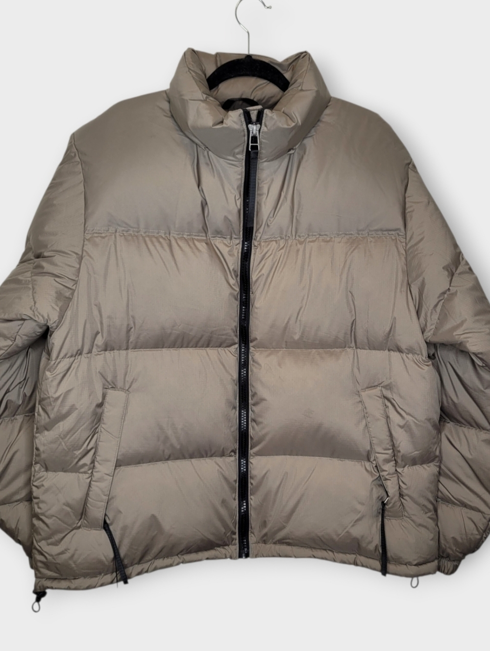 Quince Mens Responsible Down Puffer Coat XL Taupe